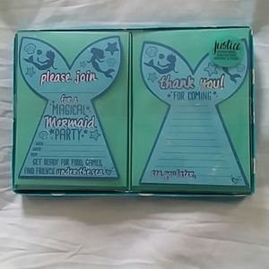 Justice for Girls Mermaid Invites & Thank …
